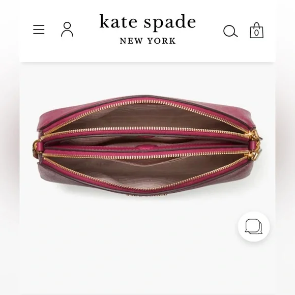 Kate Spade ♠️ Morgan Dual Zip Dome Crossbody - Orchid Pink -lovely bag for day!